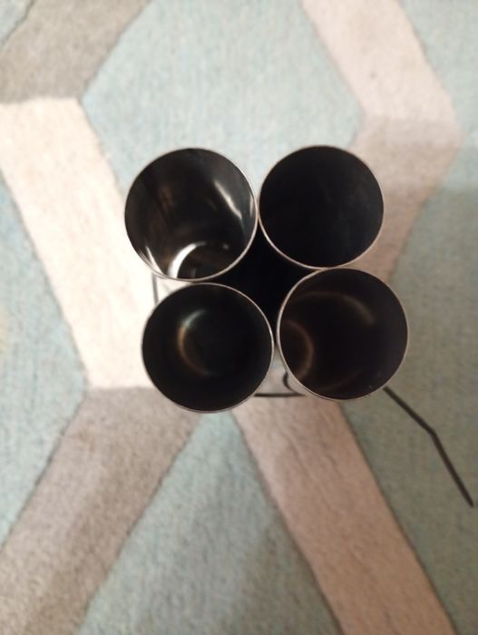 Conjunto 4 pés de móvel em inox – modernos – para mesa/armário