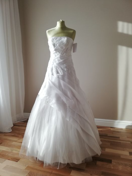 Suknia ślubna biała R 36 wyprzedaż -80%