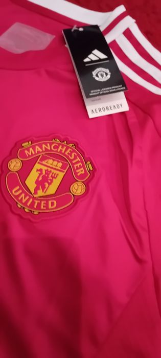 Camisola L e bandeira Manchester United