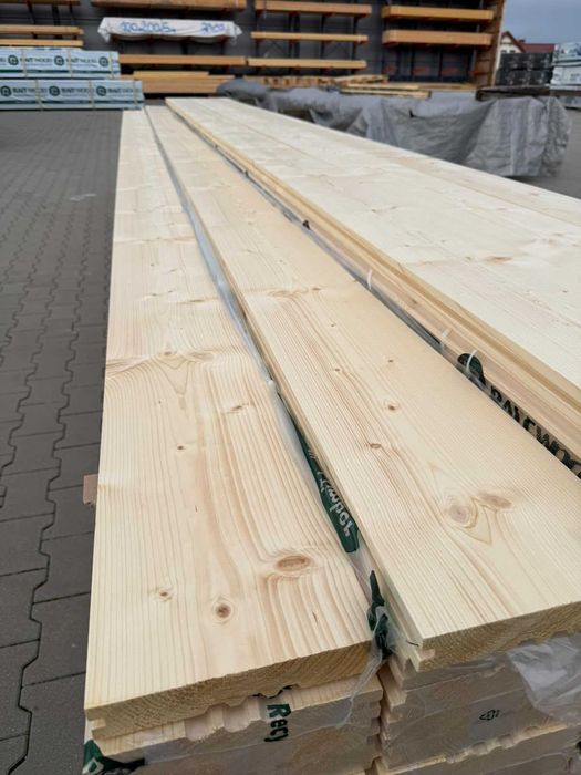 Deska Podłogowa Podłoga Świerk Skandynawski  Klasa A/B Premium  33x195mm