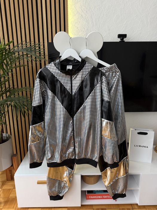 Dres strój przebranie karnawał lata 80 90 Disco r. UNI