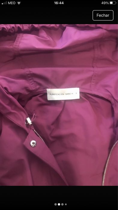 Casaco impermeavel purificacion garcia