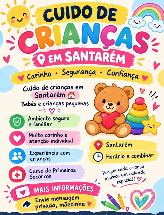 Cuidar de crianças
