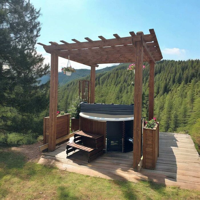 Мобільний чан. Чан джакузі. Джакузі на дровах. Спа купіль