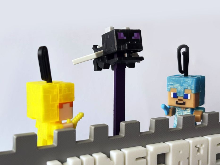 Полиця для фігурок Minecraft Kinder Joy | Органайзер | Стенд