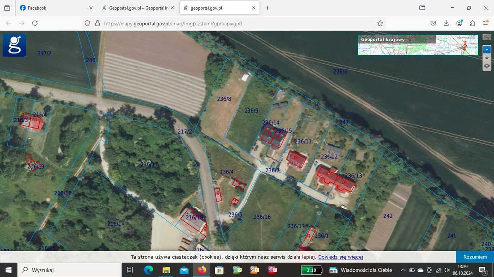 Na sprzedaż działka budowlana 1144 m² – Stary Zamek