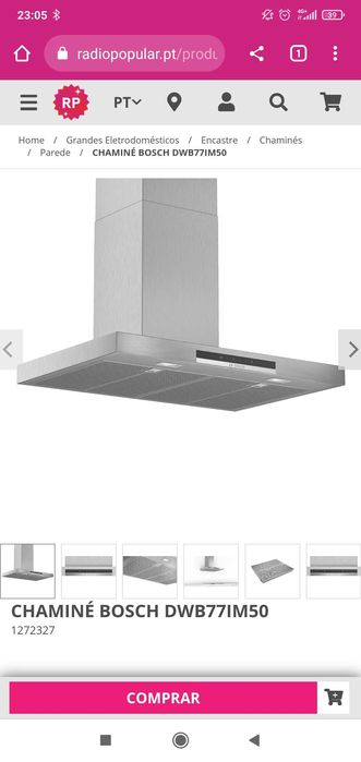 Exaustor Bosch DWB77IM50