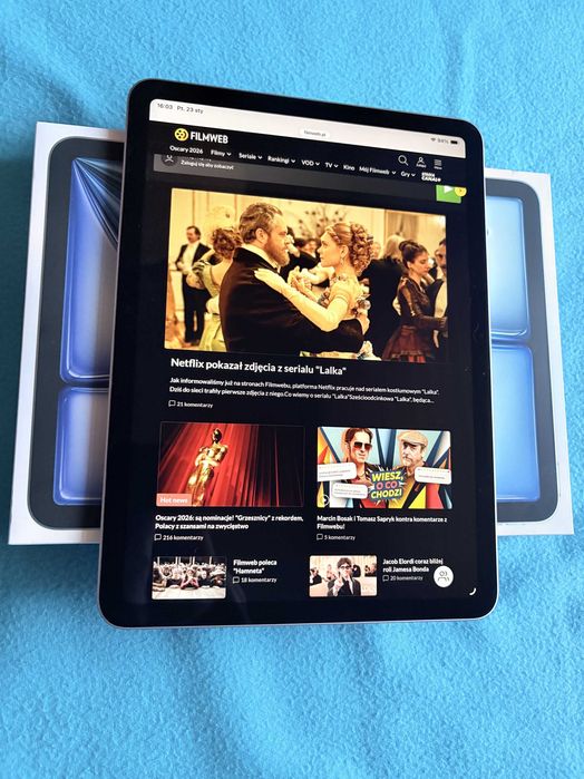 NIEUŻYWANY iPad Air 11" M2 128GB wifi fioletowy