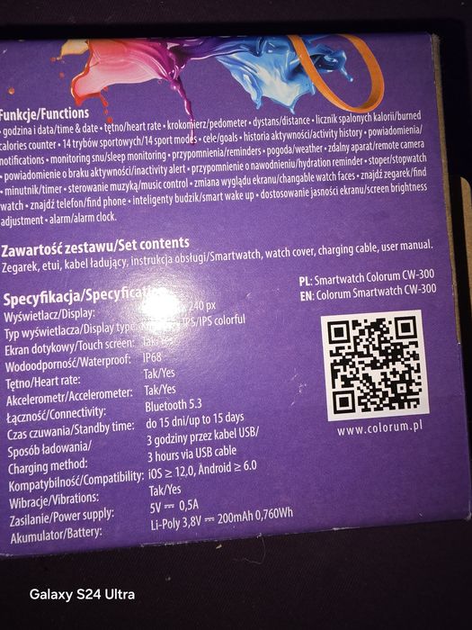 Sprzedam nowy zegarek smartfach