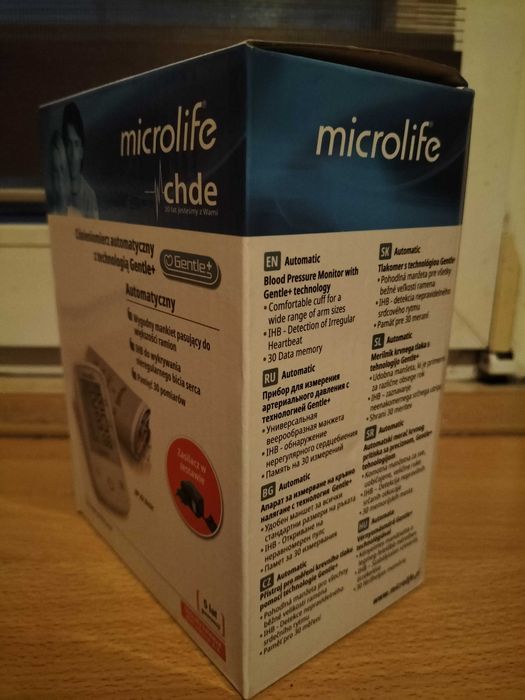 Ciśnieniomierz Microlife CHDE – nowy