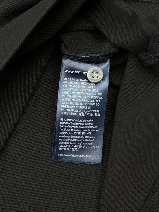 Tommy Hilfiger polo męskie czarne L Regular Fit bawełna