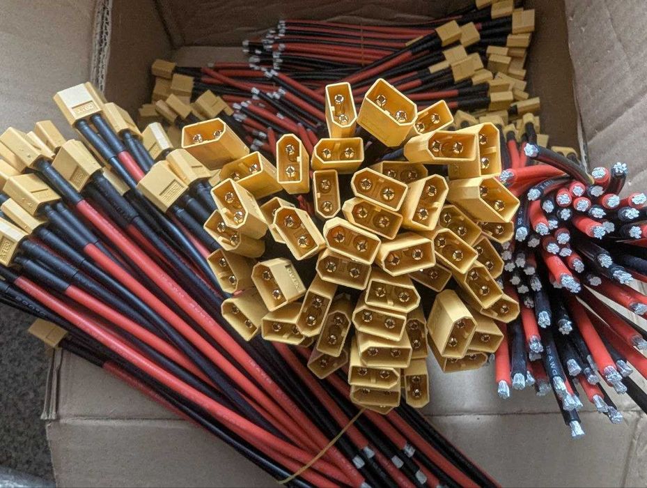 Роз'єми XT60 H Amass з проводом 12AWG - XT60 Female та Male