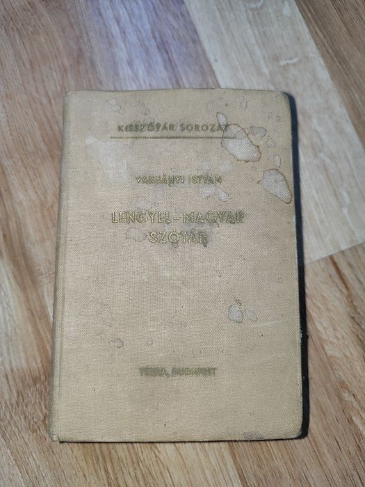 Kieszonkowy słownik polko-węgierski z 1981 roku