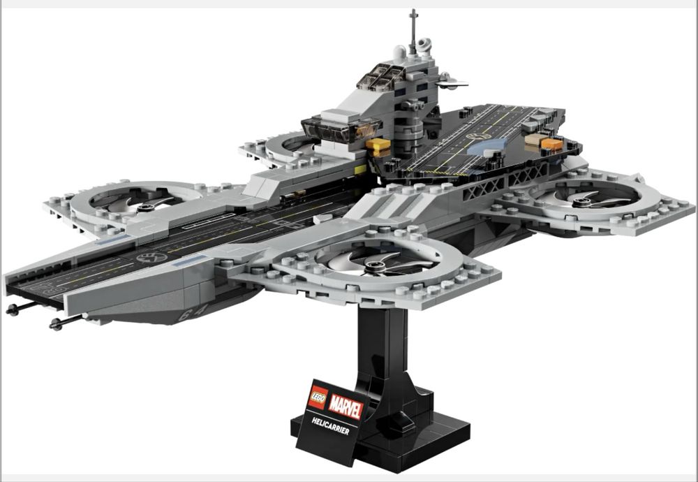 Lego Helicarrier dos vingadores Marvel