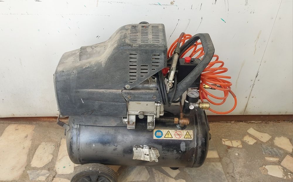 Compressor a funcionar