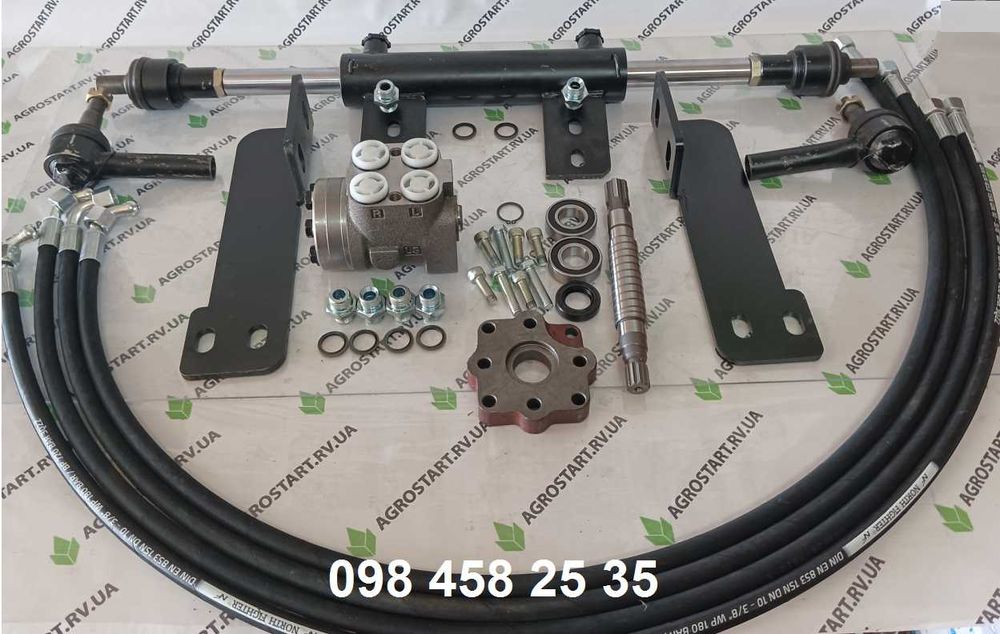 К-т рульового управління МТЗ-80 з двостороннім ЦС на ГУР