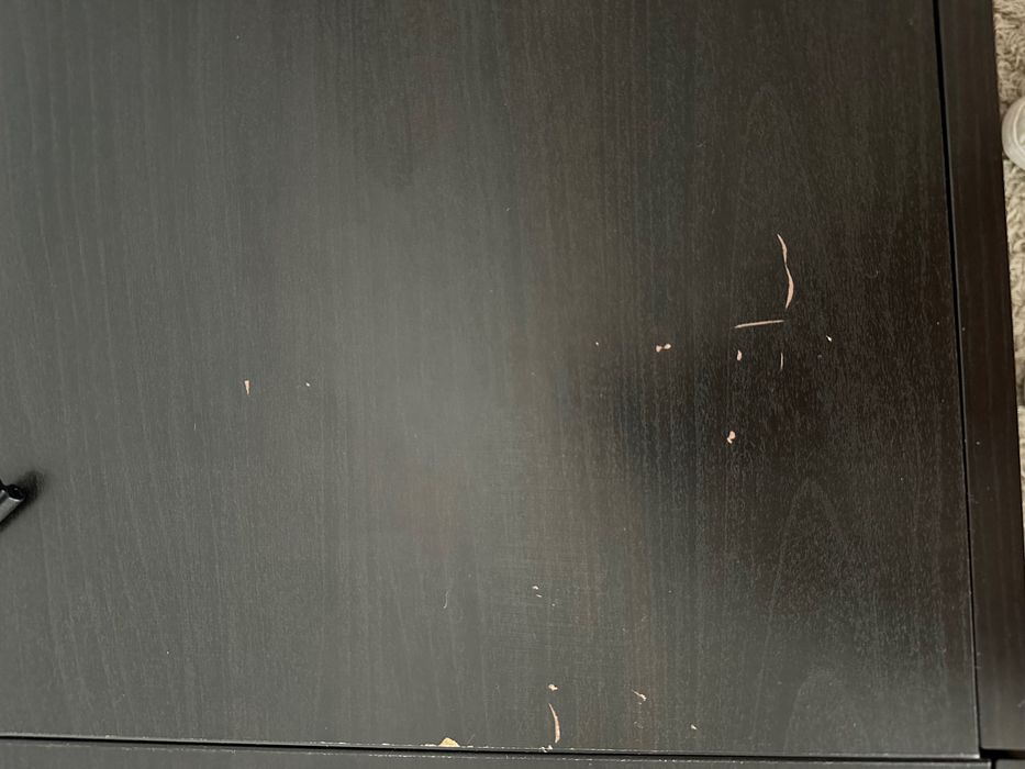 Aparador IKEA BESTA - Preto-Castanho
