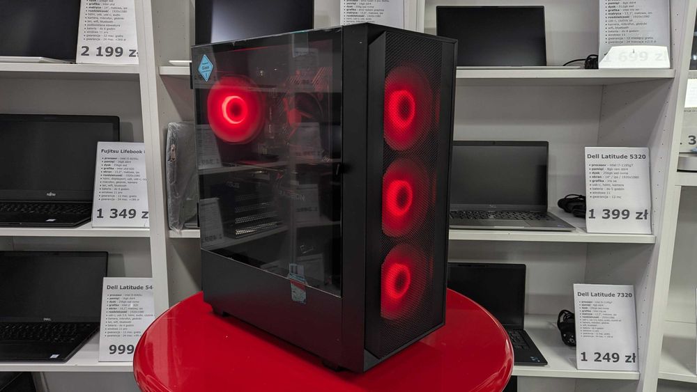 OD RĘKI Nowy Komputer Gamingowy Intel i5 16GB 1TB RX 7600 W11 Faktura