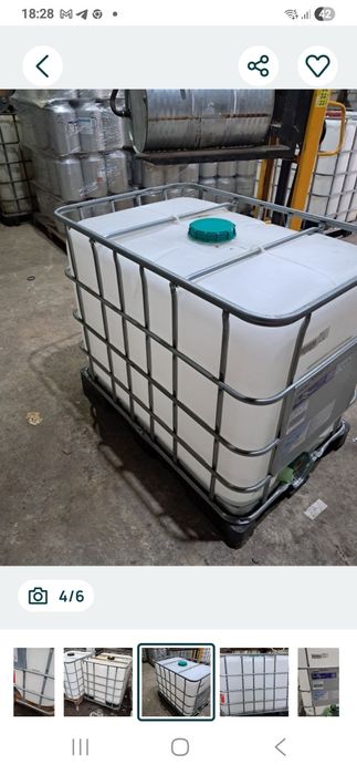 Бочка пластиковая, 50л,200л