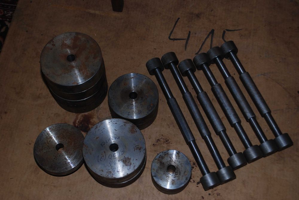 Гриф гантельний, бліни(токарна робота)