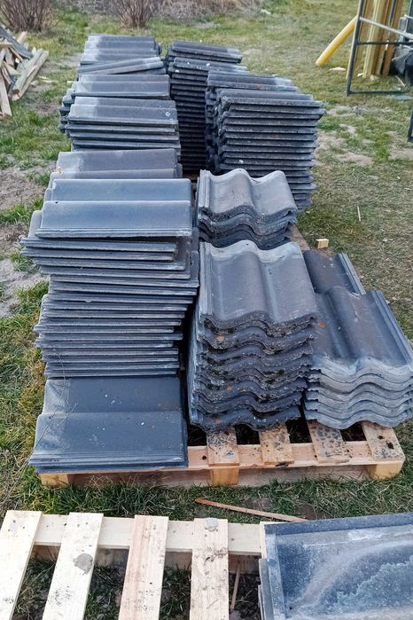 Dachówka IBF kolor Antracyt betonowa na 240-250m2 dachu plus osprzęt