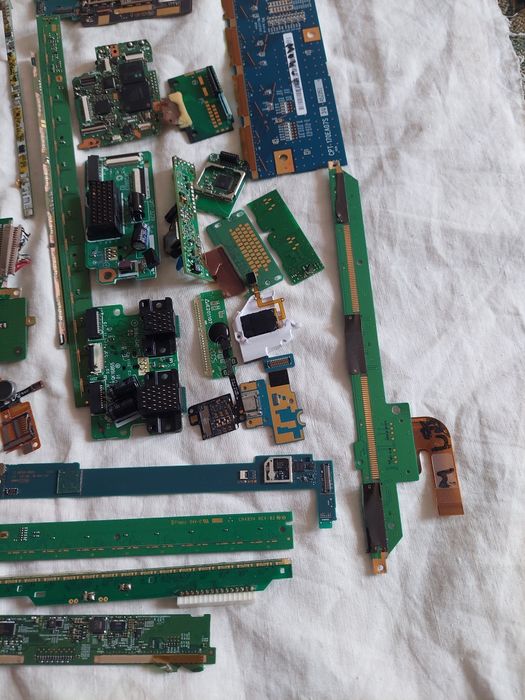 Платы после разбора