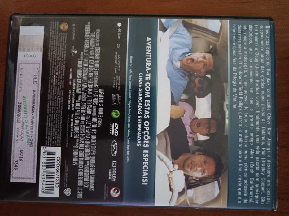 filme dvd original - a ressaca parte 3