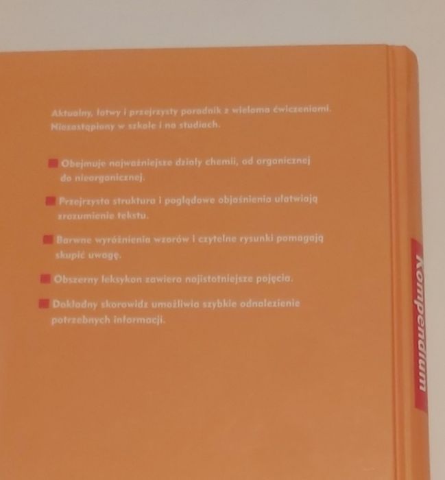 Chemia Kompendium repetytorium dla maturzysty powtórka matura matury