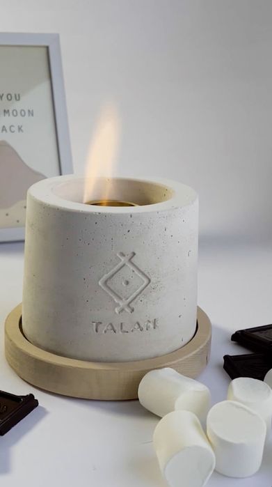 Біокамін Білий Настільний