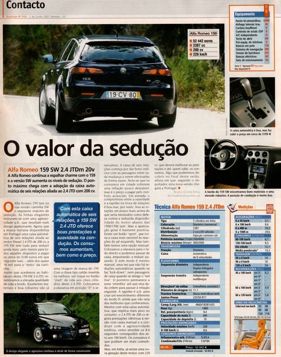 Alfa Romeo 159 2.4 JtdM