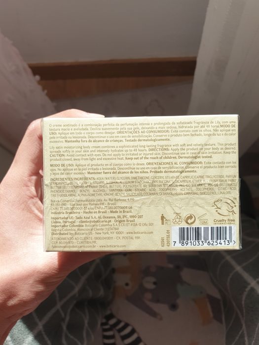 Hidratante Corporal Lily