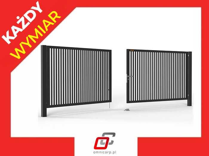 Brama Rozwierna Nowoczesna Brama Wjazdowa Posesyjna na Wymiar