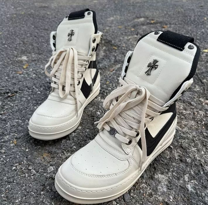 Ботинки Rick Owens x Chrome Hearts