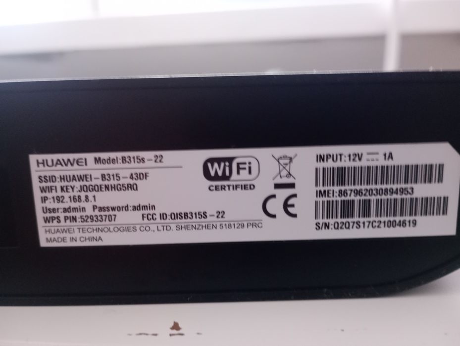 Router Huawei B315s-22