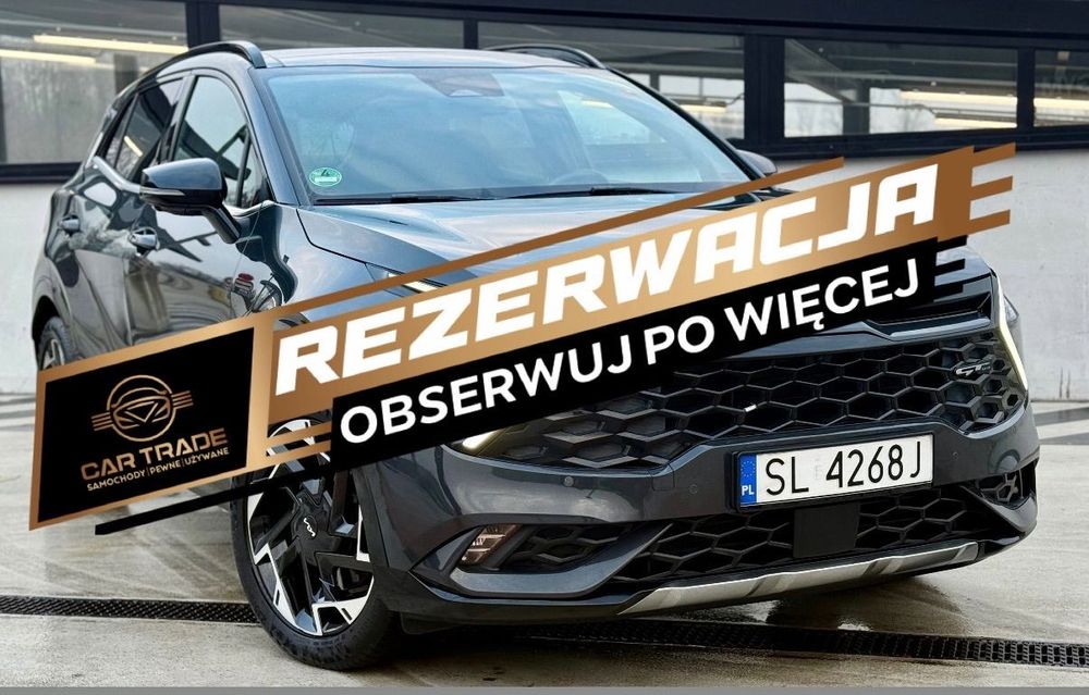 Kia Sportage GT*2022r*AWD*1.6 180HP*PB*TotalFull*Panorama*Wentyle*360*Bezwypadek