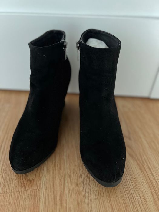 Skórzane botki Big Star roz 37