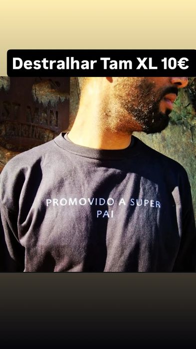 Camisolas personalizadas vários tamanhos