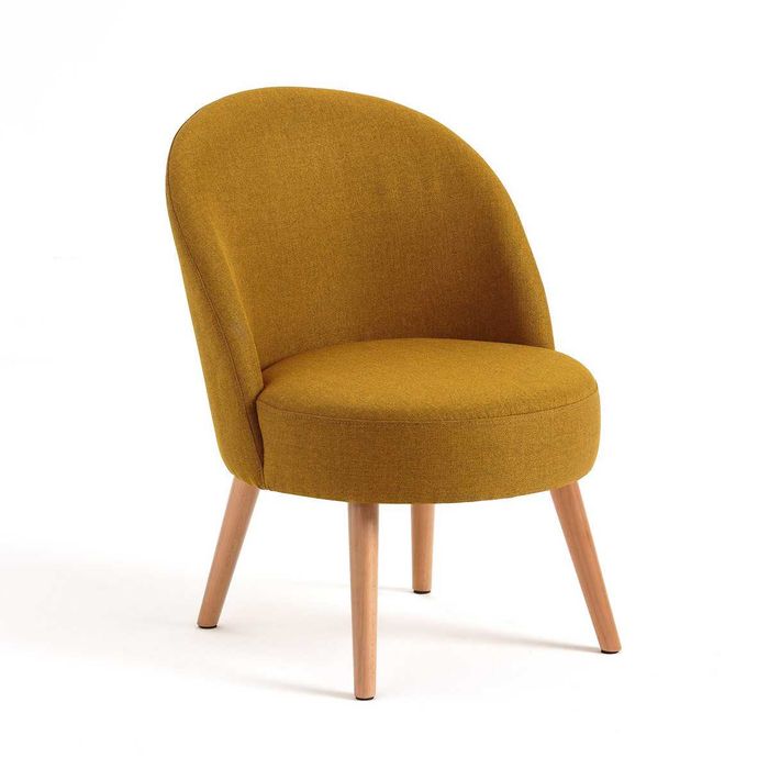 Cadeirão vintage (Quilda) - Amarelo mostarda