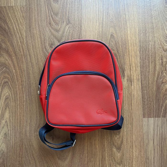 Mochila vermelha Lacoste