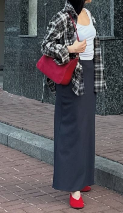 Сіра спідниця максі Reserved S