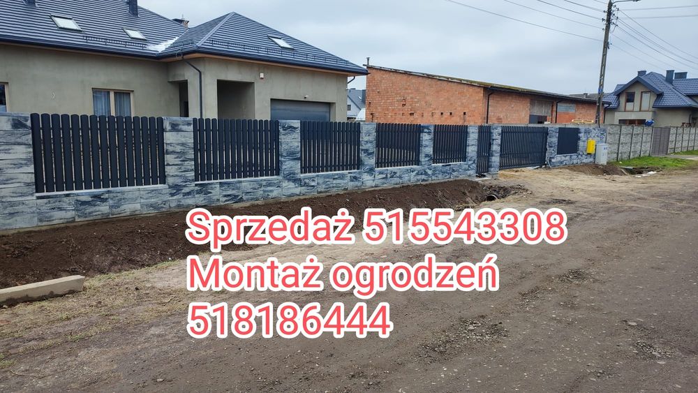 Sztachety metalowe ogrodzeniowe /ogrodzenia