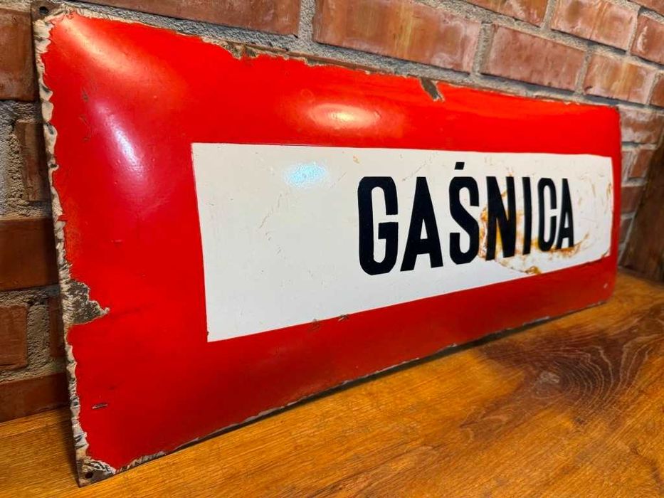 Szyld emaliowany, znak, blacha.