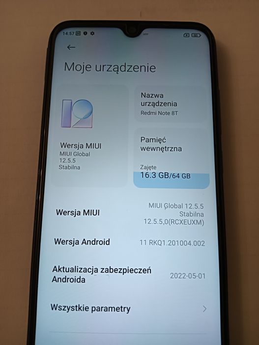 Redmi Note 8T Telefon Smartfon