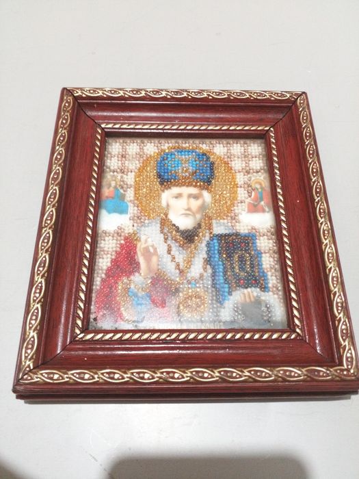 Бисер,Икона Николая Чудотворца