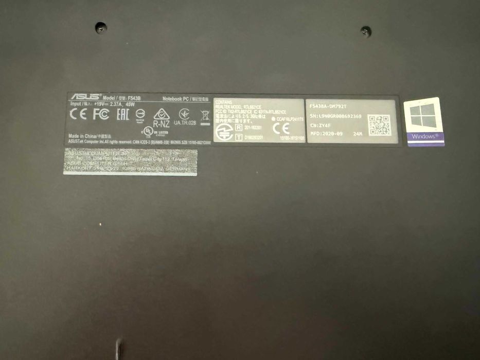 ASUS X540BA | 8 GB RAM | SSD 256 GB | Gotowy do pracy