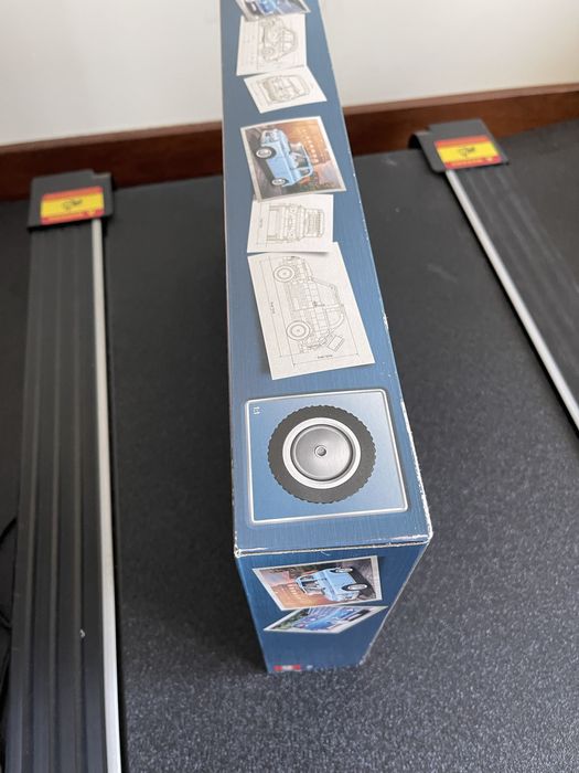 Lego Fiat500 azul selado em caixa