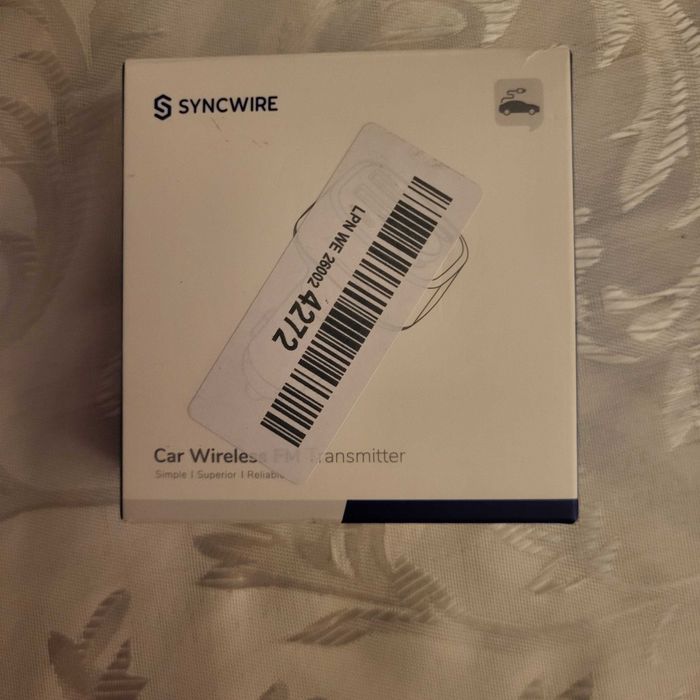 Transmiter Syncwire FM Bluetooth 5.4 USB PD RGB Ładowarka 48W