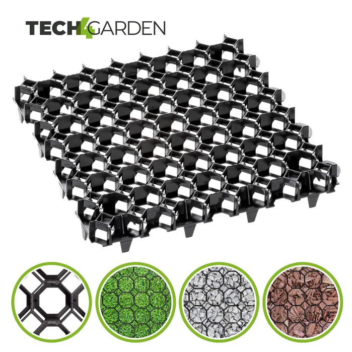 PROMOCJA!! Kratka Parkingowa Trawnikowa Ażur GEOKRATA 50x50x4 cm