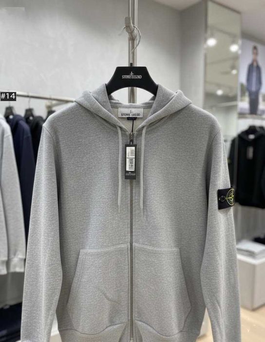 Чоловіче Худі Стон Айленд • Мужская кофта Зип Худи Stone Island