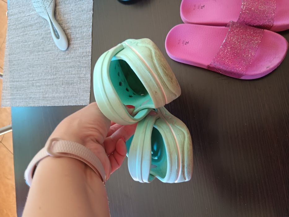 Buty dziewczęce klapki sandały 31 zestaw